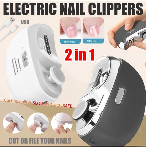 2in1 electric nail clippers - 2in1,