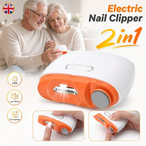2in1 electric nail clippers - electric,