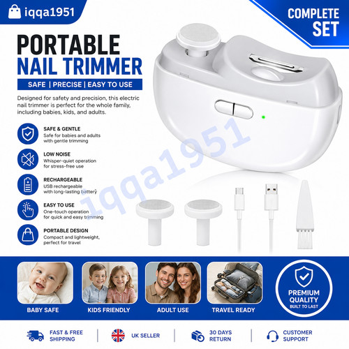 Electric toe nail clippers - nail, for