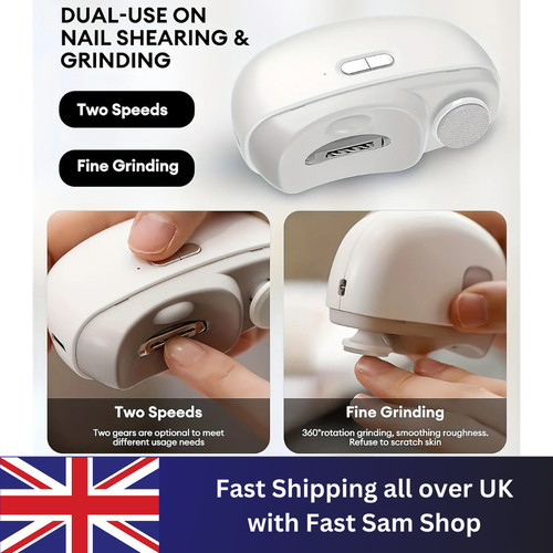 2in1 electric nail clippers - electric,