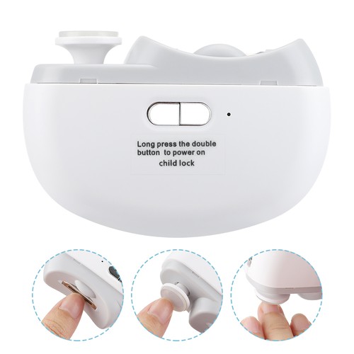 2in1 electric nail clippers - electric,