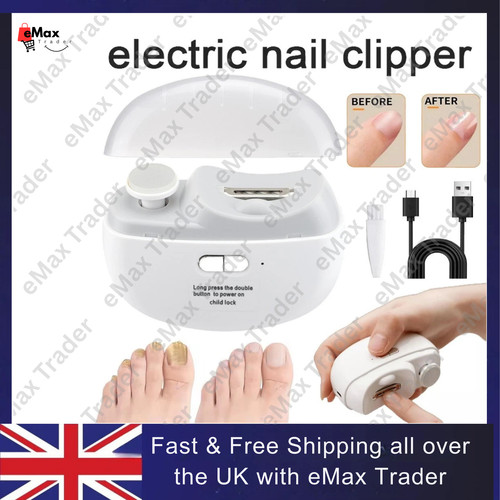 Electric toe nail clippers - toe, for