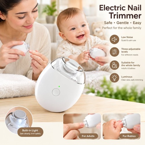 Electric toe nail clippers - electric, for